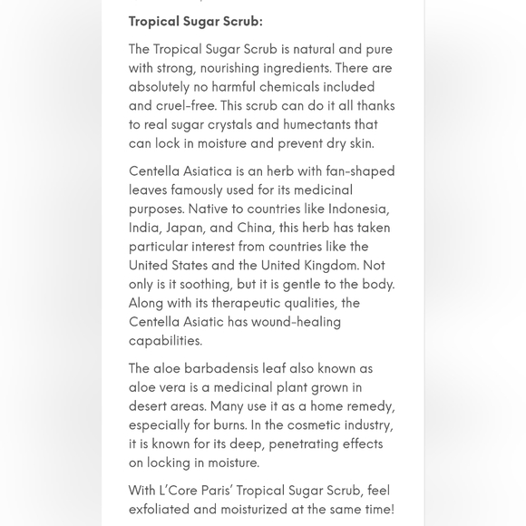 L'CORE Paris,Tropical Spa Bundle BRAND NEW - Picture 8 of 9